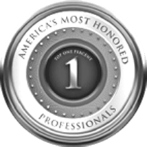 Top 1% America's Most Honored Professionals
