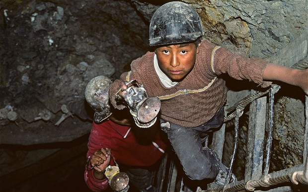 Bolivian congress passes laws that allow 12-year-old children to be employed in full-time work for others, with 10-year-olds permitted to work if self-employed
