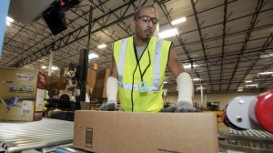 Amazon warehouse worker