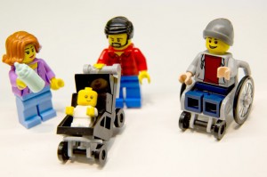 stay-at-home dad and working mom lego