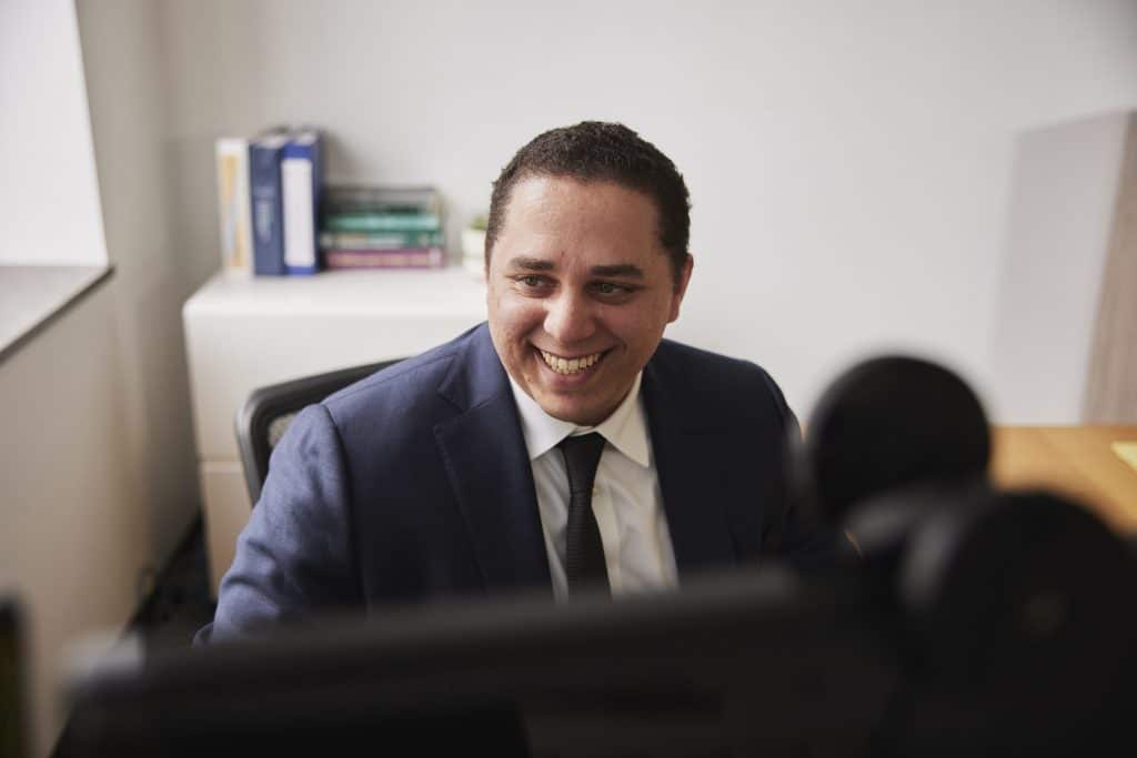 Paul Cipriani at the Emery Reddy offices in Seattle