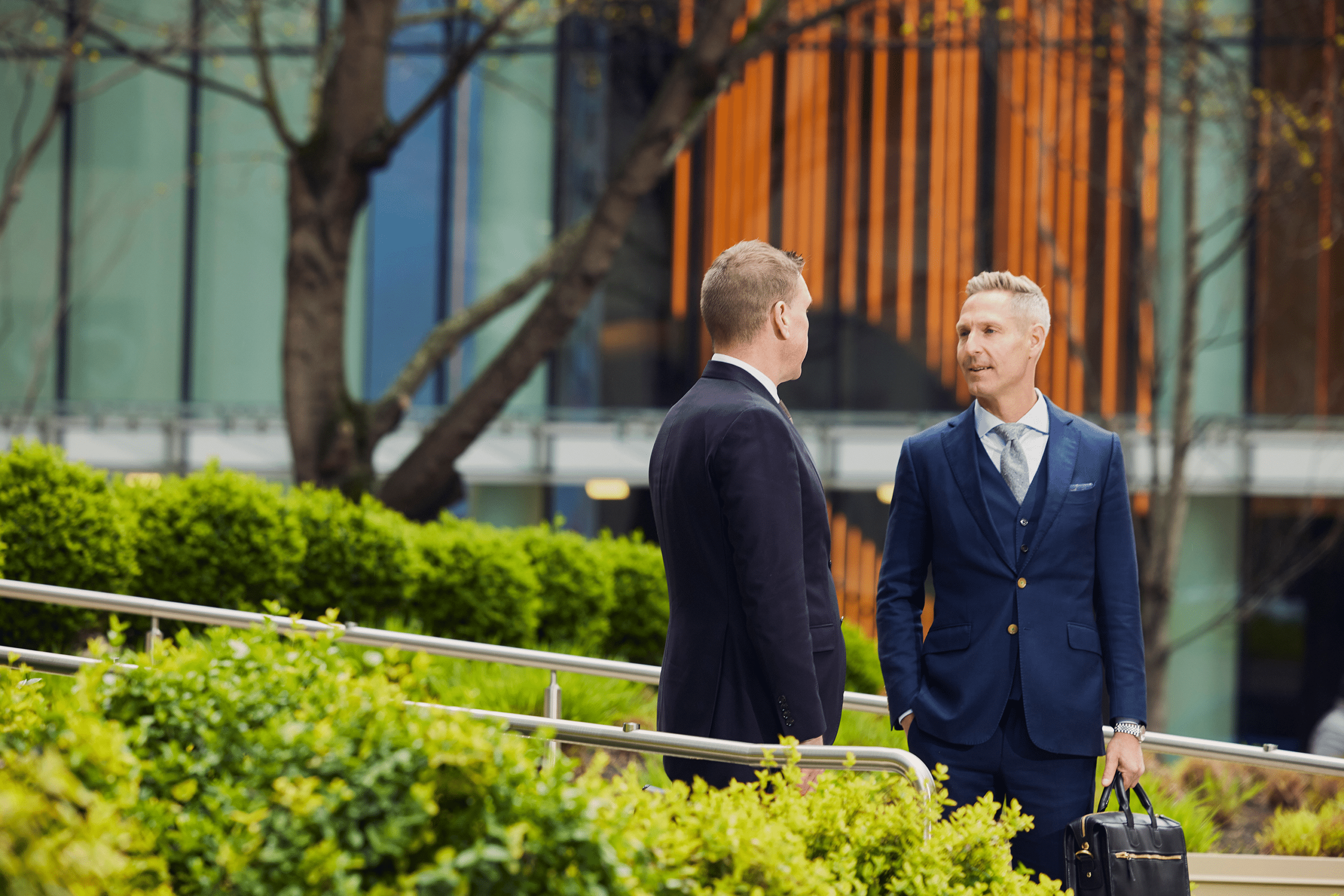 patrick reddy and timothy emery in downtown seattle