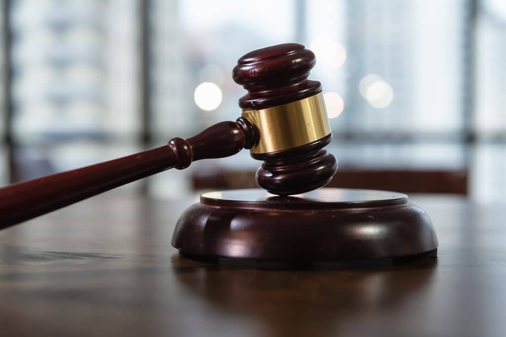Board of Industrial Insurance Appeals Court of Justice, Law and Rule Concept, Judge's Gavel on The Table.
