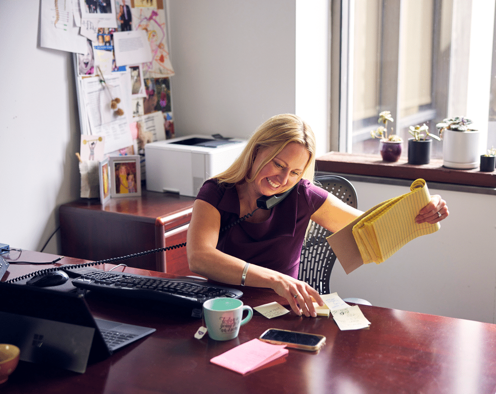 karolina arthur in the downtown seattle emery reddy offices