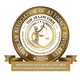American Association of Attorney Advocates Top 10 Law Firm — Personal Injury