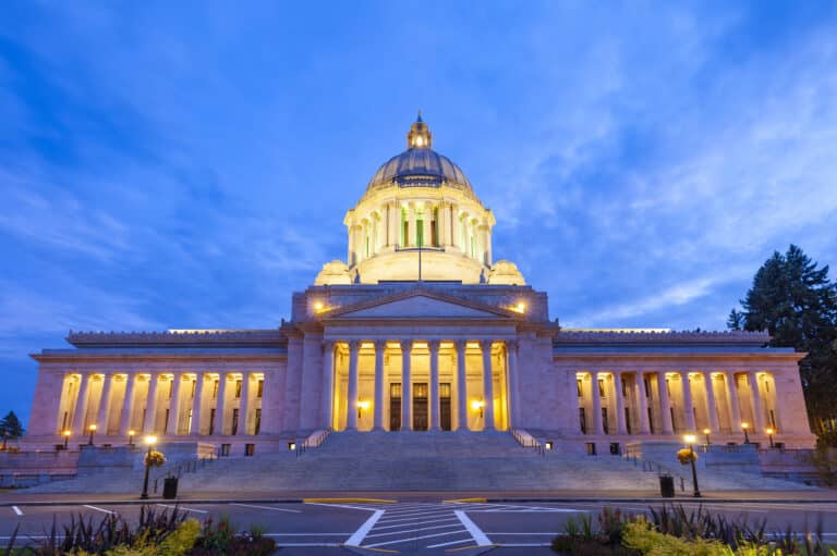 The Capitol Building in Olympia, Washington, USA