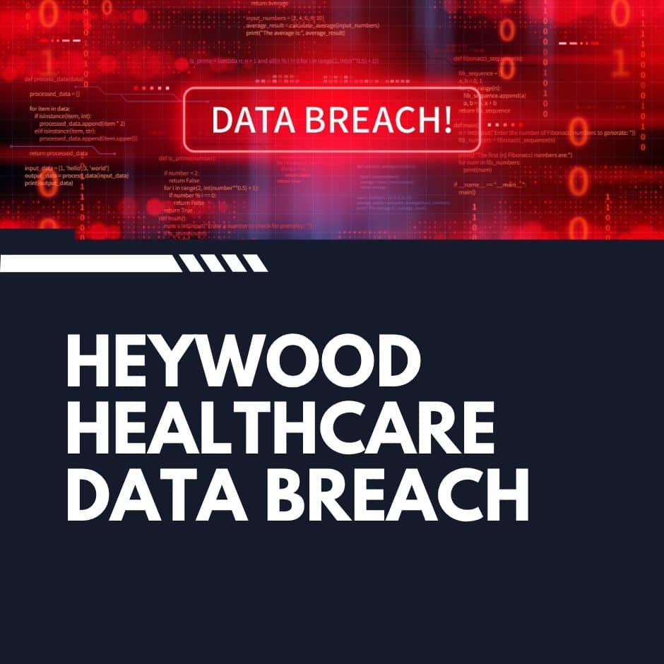 heywood healthcare data breach