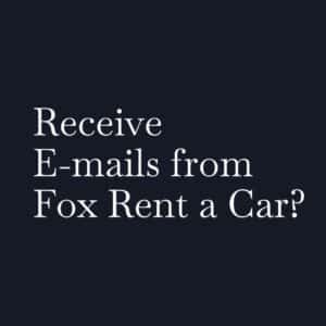 Fox Rent a Car Featured image