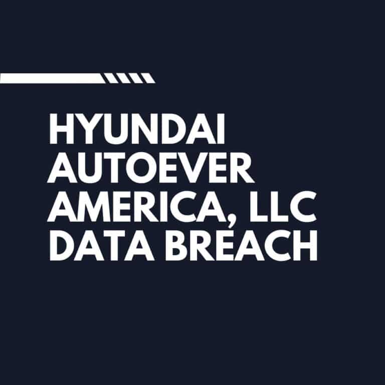 Hyundai AutoEver America, LLC Data Breach