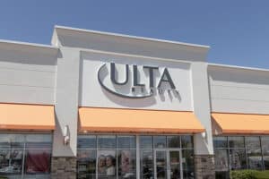 Warsaw - Circa May 2023: Ulta Salon, Cosmetics and Fragrance Retail Location. Ulta Provides Beauty Products and a Salon.