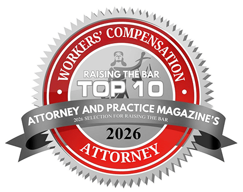 Attorney and Practice Magazine Top 10 Workers Comp Attorney