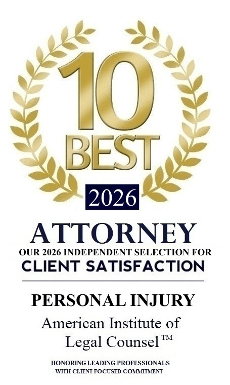 American Institute of Legal Counsel - 10 Best Attorney Personal Injury