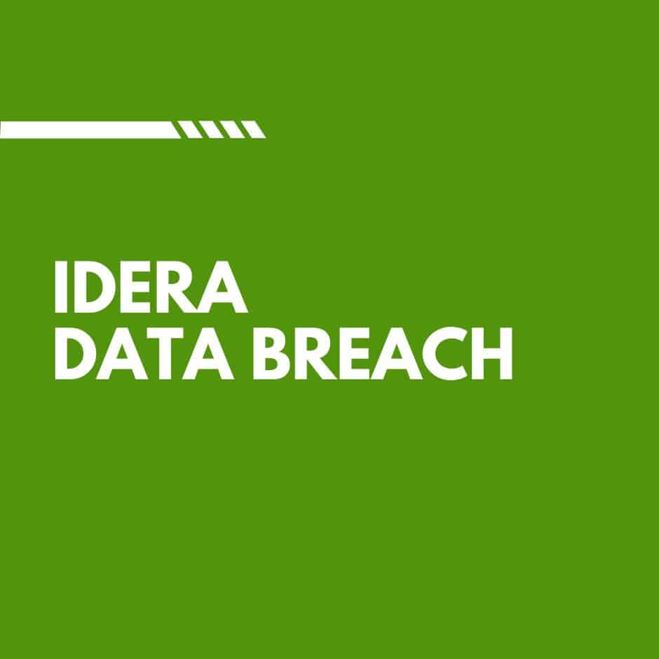 Idera Data Breach