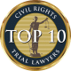 top ten civil rights trial lawyers award