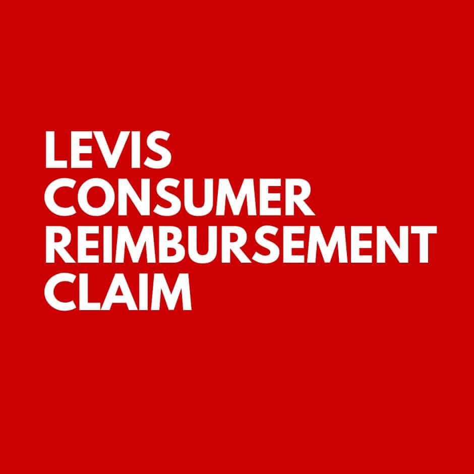 Levi's Consumer Reimbursment Claim