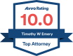 10.0 AVVO award badge