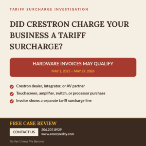 Crestron Tariff Surcharge Investigation