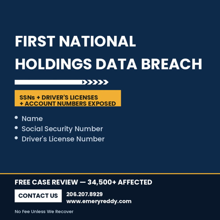 First National Healthcare Data Breach