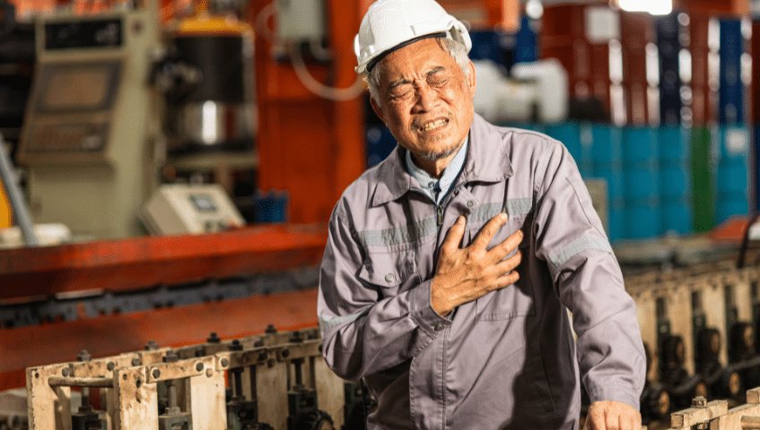 heart attack work related