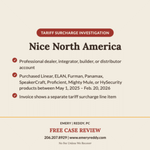 Nice North America Tariff Surcharge Investigation