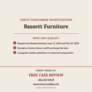 Bassett Furniture Tariff Surcharge