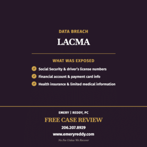 LACMA (the Los Angeles County Museum of Art) Data Breach