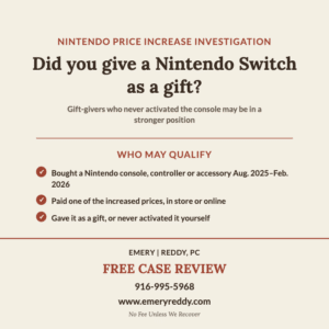 Nintendo Tariff Surcharge