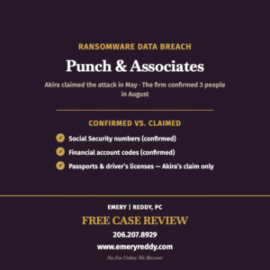 Punch & Associates Data Breach