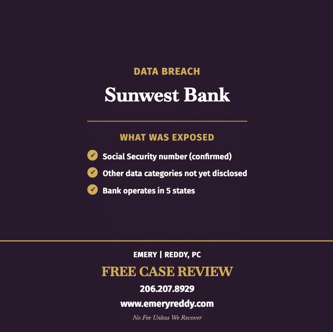 Sunwest Bank Data Breach