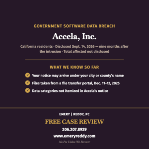 Accela Data Breach