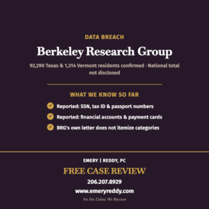 Berkeley Research Group Data Breach