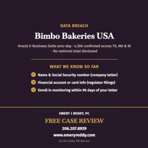 Bimbo Bakeries Data Breach