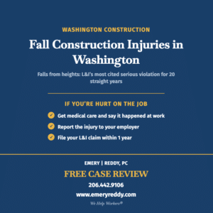 Fall Construction Injuries in Washington