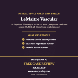 LeMaitre Vascular Data Breach
