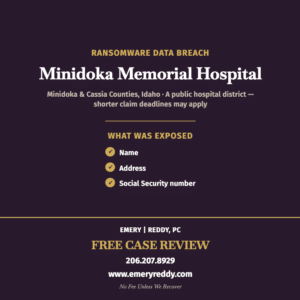 Minidoka Memorial Hospital Data Breach