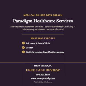 Paradigm Healthcare Services Data Breach