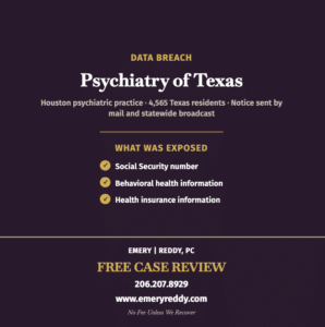 Psychiatry of Texas Data Breach