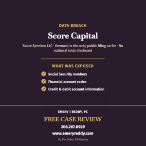 Score Capital Data Breach