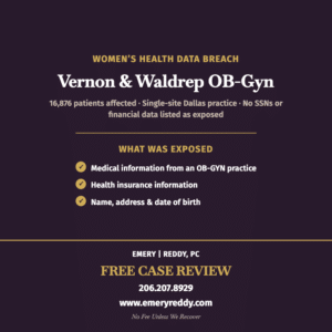 Vernon & Waldrep OB-Gyn Data Breach