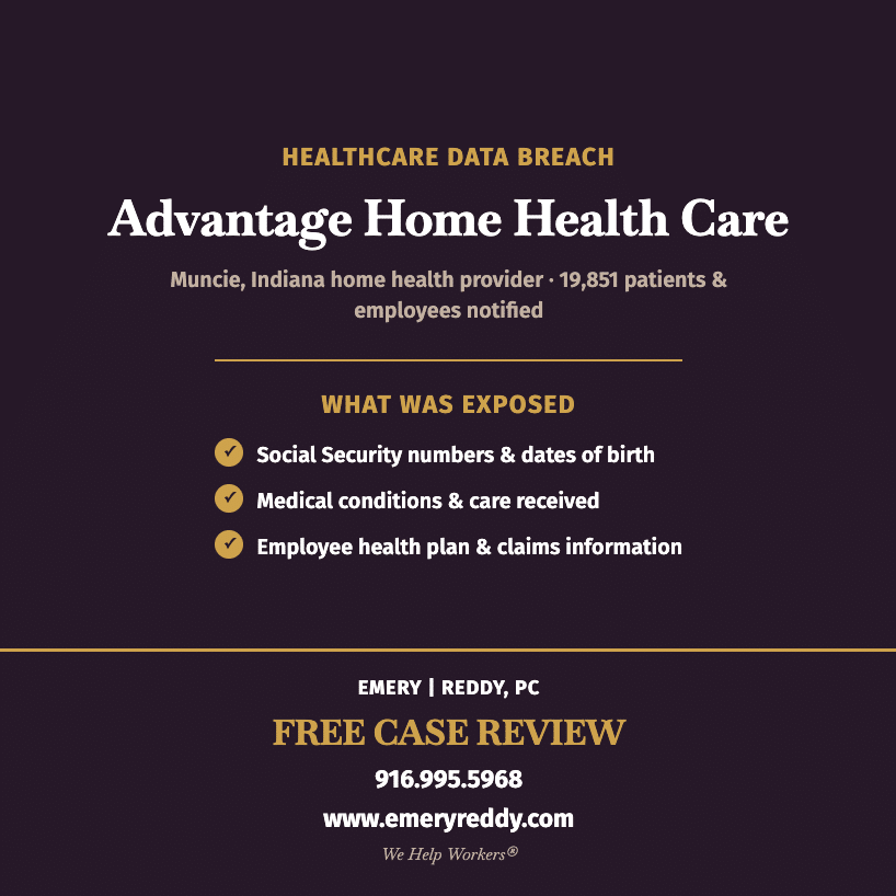 Advantage Home Health Care Data Breach