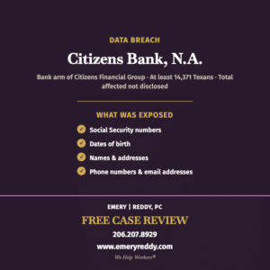 Citizens Bank Data Breach