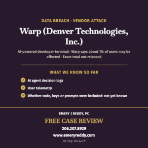 Warp Data Breach