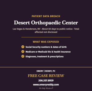 Desert Orthopaedic Center Data Breach