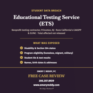 Educational Testing Service Data Breach