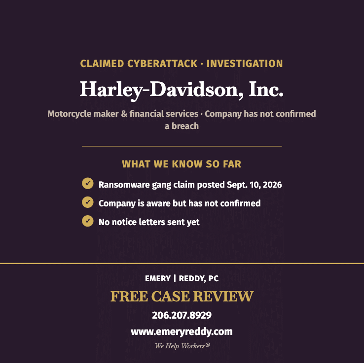 Harley-Davidson Data Breach