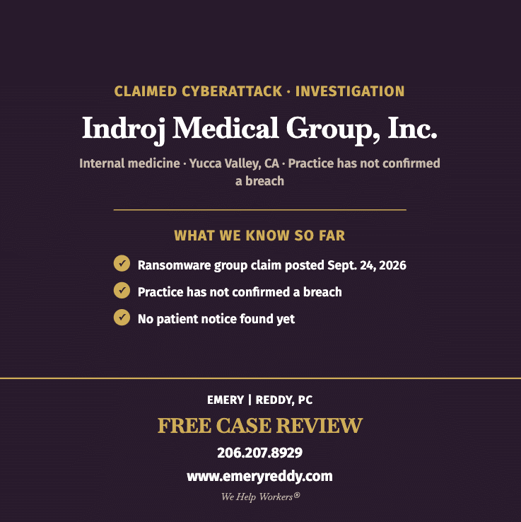 Indroj Medical Group Data Breach