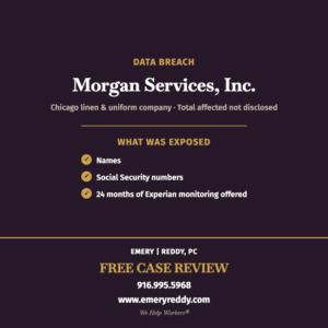 Morgan Services Data Breach