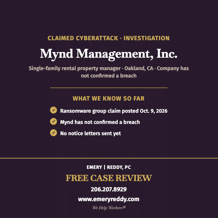 Mynd Management Data Breach