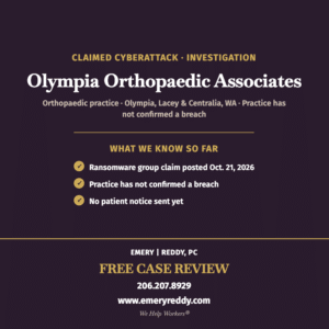Olympia Orthopaedic Associates Data Breach
