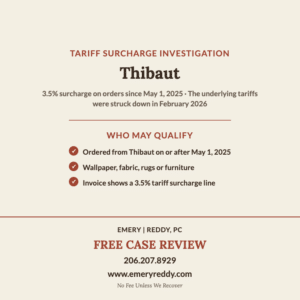 Thibaut Tariff Surcharge